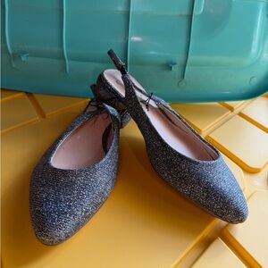 Jessica Simpson Glitter Slingback Flats